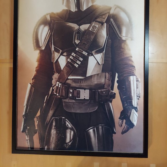 Mandalorian silk canvas Fabric Poster (36" x 24") - Picture 3 of 3